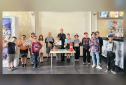 В кинотеатре "Мир" г.Гомеля состоялась республиканская профилактическая акция "Безопасные каникулы" для учащихся ГУО "Средняя школа №75 г. Гомеля", посещающие пришкольные лагеря.